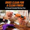 Gorilla Mini Hot Glue Gun Kit (Pack of 1 Mini Hot Glue Gun and 30 Sticks) - Dual Temp, Precision Nozzle, and Easy Squeeze Trigger