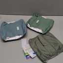 wegreeco Washable Male Dog Belly Band (Stylish Pattern)- Pack of 3 - Male Dog Belly Wrap, Dog Diapers Male (Green Series, Large)