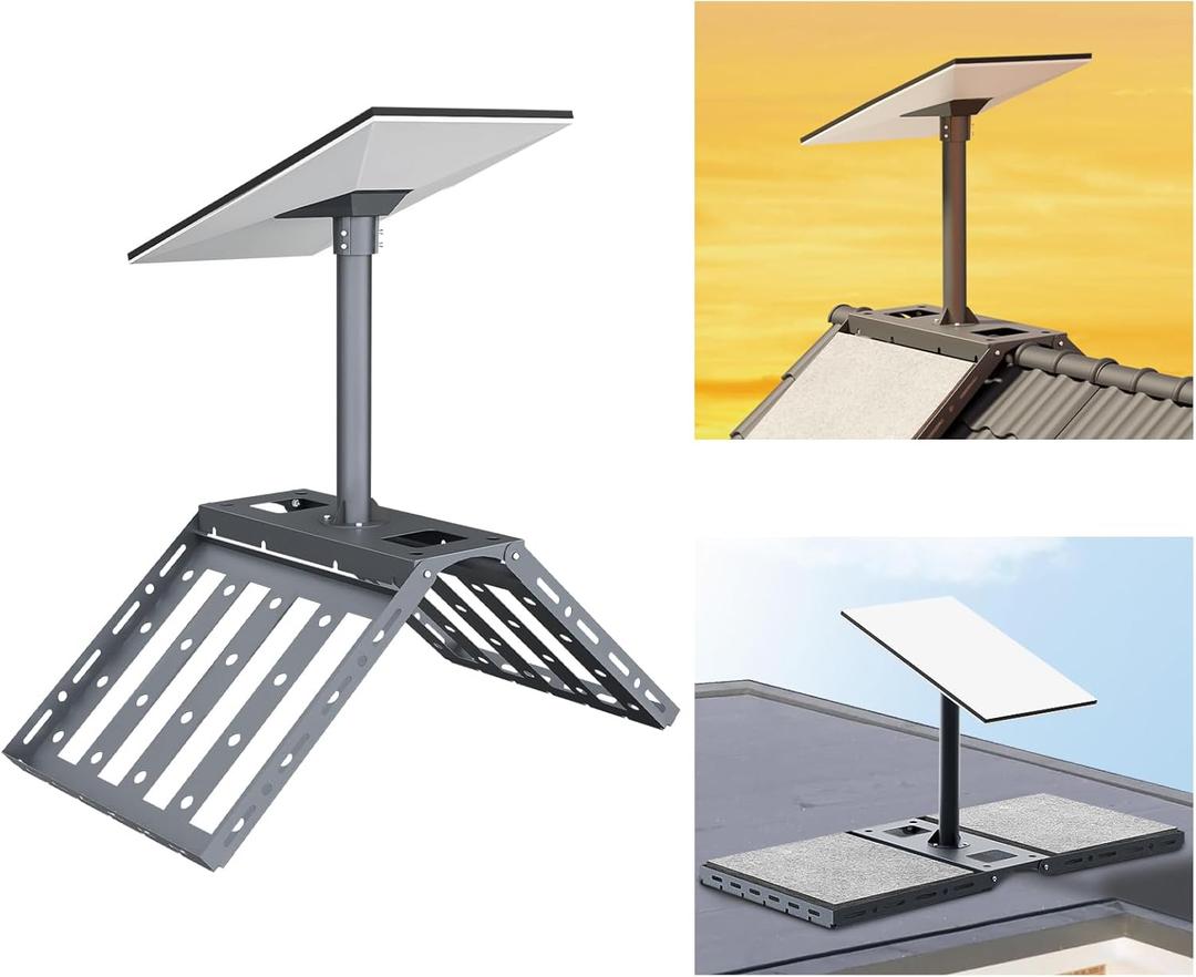 Adjustable Starlink Roof Ridge Mount Gen 3 Starlink Mounting Kit Gen 3, Starlink Roof Mount Kit with Pipe Adapter