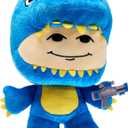 DevSeries Blue Rex 8-Inch Plush - 8-Inch Polyester Plush with Exclusive Virtual Item Code