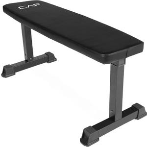 CAP Barbell Flat Weight Bench Color Series (Black)