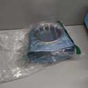 Small Animal Hay Feeder, Chew-Proof ABS Body, 304 Stainless Steel Grid Timothy Alfalfa Rack for Rabbit Bunny Guinea Pig Chinchilla Cage Hutch Crate (68oz, Blue)