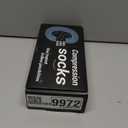 FuelMeFoot 3 Pack Copper Compression Socks - Compression Socks Women & Men Circulation - Best for Medical,Running,Athletic (Large-X-Large, 001 Black-Classic)