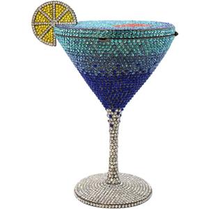 Women Goblet Rhinestone Evening Bag Cocktail Cup Diamond Clutch Funny Crystal Prom Handbag Wedding Purse for Party | Women, Goblet, Rhinestone, Cocktail Cup, Diamond, Funny (Blue)