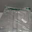 SpaceAid 10 Pack Bed Sheet Organizers and Storage, Foldable Sheet Organizer for Linen Closet, Sheets Set Folder Keeper with Window XL (Queen & King Size) Organizing Bedding Container, Gray