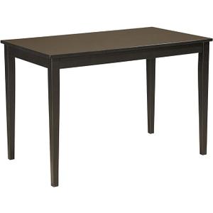Signature Design by Ashley Kimonte Rectangular Dining Room Table, Black