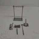 5 Piece Bar Tool Set, Silver with Stand