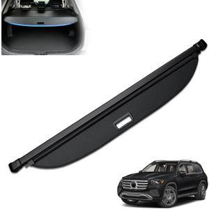 MIALUTY® Cargo Cover for 2022-2026 Mercedes-Benz GLS (X167) Retractable Trunk Cover GLS (X167) Accessories Anti-Peeping Anti-Theft Privacy Screen,Trunk Luggage Shield Shade Carbon Fiber Texture