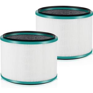 2 Pack HP01 HP02 HEPA Filter Replacement Compatible with Dyson HP01 HP02 DP01 DP02 Desk Purifiers, Replaces Part # 968125-03, Fit for Dyson Pure Hot Cool Link Air Purifier Filter