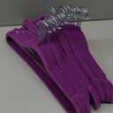 Utopia Home Velvet Hangers 20 Pack - Non-Slip Suit Hangers with 360 Degree Rotatable Hook - for Pants, Coats, Shirts & More (Purple)