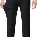 Men's Stretch Dress Pants with Expandable-Waist 3 Fits: Slim Fit/Classic Straight/Big & Tall