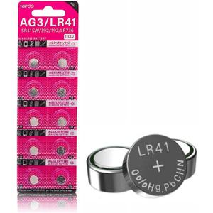 10PCS AG3 Coin Battery LR41 392 192 Button Cell Coin Alkaline Battery 1.55V SR41SW L736 CX41 for Watch No Mercury