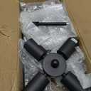 ZGLAOJT Motion Sensor Ceiling Light Fixture 4Lights Semi Flush Mount Ceiling Light Black Industrial Indoor Chandelier for Kitchen Living Room Bedroom Farmhouse Hallway Foyer