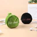 2 x Dog Poop Bag Holder, Cute Poop Bags Dispenser with Metal Clip, Doggie Waste Bag Dispenser for Leash, Black