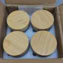 DRKIO 16 Oz Overnight Oats Containers with Bamboo Lids - 4 Pack Glass Storage Jars with Airtight Lids Wide Mouth Mason Food Jars Great for Meal Prep Salad Chia Pudding Snacks Yogurt Sugar Spice Cereal