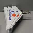 Yuntau 120 Pcs Wire Hangers Bulk 16" Dry Cleaner Hangers for Clothes Caped Clothing Pants(Heart,Red,Blue)