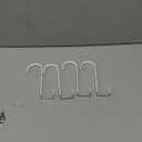 White Over-The-Door Single Hook, Pack of 4