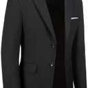 Mens Suit Jackets Casual Two Button Slim Fit Blazers Suit Separates Coat Sport Coats with Pockets for Wedding Prom Party M