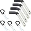 X-Haibei Trailer Towing Hitch Pin and Clip 5/8 inch Diameter fit 2 inch Receiver 4 Pack