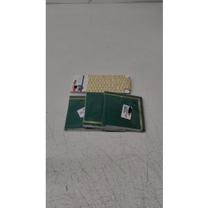 Tropical 16 Ct Beverage Napkins, 3 Pack, WICKER 2-PIECE SLIM CAN KOIZIE SET