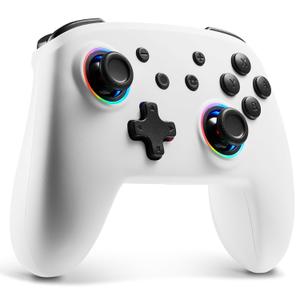 BINBOK GEMINI Switch Controller - HD Rumble, Hall Effect Joystick, RGB - Wireless Switch Pro Controller for Switch 2/Switch/Switch Lite/Switch OLED, Remote Gamepad with Macro/Turbo/Motion Control