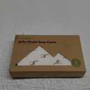 5-Pack Muslin Burp Cloths Baby Boy, Girl - Very Absorbent Baby Burp Cloth Rags, 8-Layers Viscose Derived from Bamboo Cotton Muslin Towel, Super Soft Spit Up Rags, No Shrink Washcloths (The Wild)