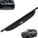 MIALUTY® Cargo Cover for 2024 2025 2026 Hyundai Santa Fe Retractable Trunk Cover Santa Fe Accessories Anti-Peeping Anti-Theft Privacy Screen,Trunk Luggage Shield Shade Carbon Fiber Texture