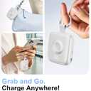 Portable Charger 3 in 1, Smaller 10000mAh Built-in Cables 22.5W Power Bank