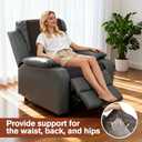 Wibeelee Brown Egg Crate Foam Recliner Cushion with Back Support, 19.7 x 19.7 Inches, 4.3 Inch Thick Seat, Reduces Muscle Fatigue, Ideal for Elderly and Adults
