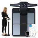Homerz Smart Scale – Bend-Free Smart Scale with BMI, Body Fat, Muscle Mass, Full Body Composition Scale with Digital Weight Tracking, Body Scan Scale with Handle, Body Fat Scanner