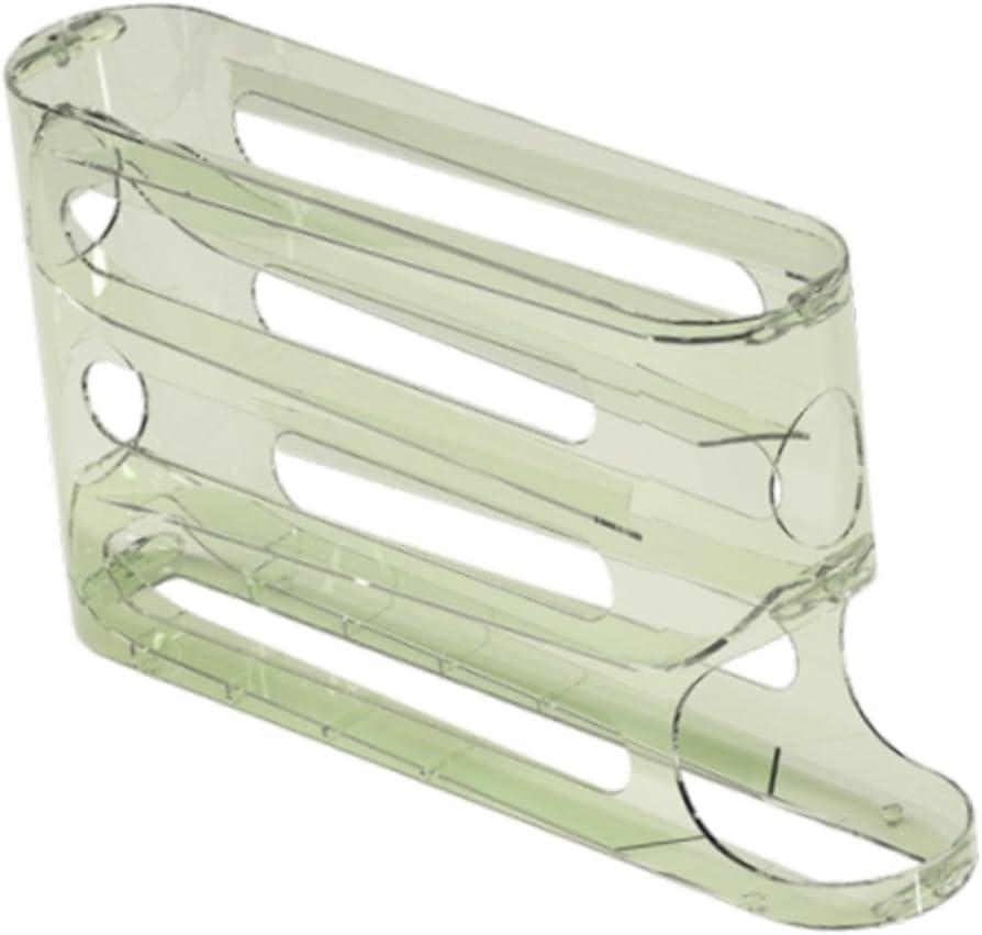 Egg Holder for Fridge, Automatic Rolling Egg Dispenser for Refrigerator, Countertop, Kitchen - Space-saving Egg Roller/Organizer/Storage/Container/Tray for Fridge - 1 Pack for 28 Large Size Eggs