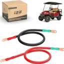 10L0L Universal Golf Cart Battery Cable 36in & 38in for Club Car EZGO and Other Motor Battery Connection Cables Set (1 Black, 1 Red)