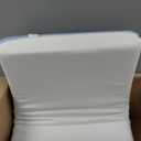 Mini Crib Mattress, 38x24X4 Inch Dual Sided Comfort Gel Memory Foam, Breathable Premium Baby Mattress for Mini and Portable Cribs w/Removable Outer Cover - White&Blue