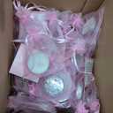 50pcs Tealight Candles Set for Baby Shower Party Favors, Christening Favors for Guests, Baby Girl Gender Reveal Favors. (pink)