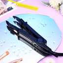 Zhehao Hair Extensions Tool C Head U Tip Iron Connector Wand with 2 Bags Keratin Glue Granule Beads
