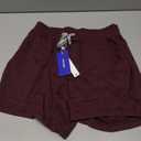 maamgic Mens Workout Shorts 5" Short Shorts Soft Stretch Running Gym Athletic Shorts with Zip Pockets, Burgundy XS