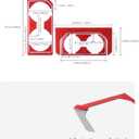 BETTERHUMZ Cup Holder Storage Box Frame Trim Compatible with Ford F150 Raptor 2015-2020 Carbon Fiber Center Console Cover Decor Sticker Interior Accessories (Red)