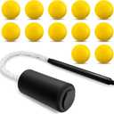 Baseball & Softball Swing Trainer Set  Rope Swing Training Bat with 12 Soft Foam Balls for Real-Feel Swing & Hitting Practice, Batting Training Aid for Youth Beginners