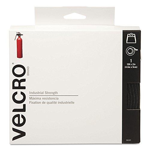 Velcro Brand Fastener VELCRO Tape 15 ftx2in BLK 90197 Insustrial Strength