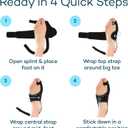 Caretras 2-Pack Bunion Corrector for Women & Men, Orthopedic Bunion Splint for Hallux Valgus Pain Relief, Big Toe Separator, Adjustable Day/Night Support, Comfortable Hammer Toe Straightener