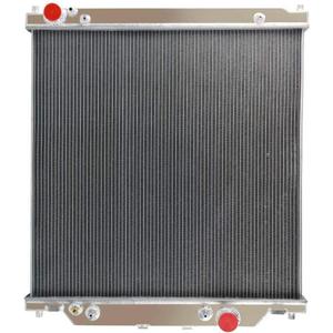 2 Row Replacement for Ford F250 F350 F450 F550 Super Duty 2003-2007 Powerstroke 6.0L Turbo Diesel, ECMRAD Aluminum Radiator 2004 2005 2006