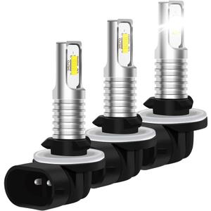 Compatible with Polaris Sportsman 300 400 450 500 550 570 600 700 800 850, Compatible with Sportsman RZR 570, ACE, Hawkeye, 881 886 889 894 fog light Bulbs, 6000LM 6000KPack of 3