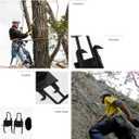 ibasenice Useful Climbing Spikes Tools Climbing Sticks Climbing Gear Steel Tree Climbing Tree Climbing for