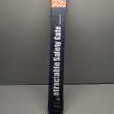 Retractable Safety Baby Gate or Mesh Dog Gate,Durable Portable Mesh Retractable Gate,Easy to Use for Stairs, Doorways, Hallways, Indoor, Outdoor, 33.5" Tall, Up to 45" Wide, Gray