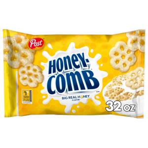 Post Honeycomb Cereal, Made with Real Honey, Kosher, 32 Oz Bag, BBD: 10/10/2026