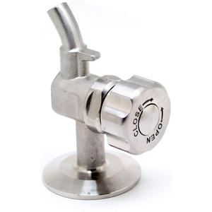QiiMii 1.5'' SS304 Stainless Sampling Valve Beer Sampling Valve Clamp End