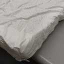 KSIIA Orthopedic Dog Bed Dog Crate Bed Waterproof for Large Dogs Deluxe Plush Washable Pet Mat with Egg Crate Foam & Removable Cover, 35 x 22 Inch, Gray (Light Grey)