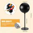 PAHTTO Motorcycle Helmet Stand 2 Packs, Desktop Helmet Display Holder with Stable Base for Helmets, Caps, Hats, Wigs, Motorcycle Helmet Accessories