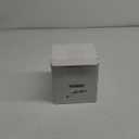 Yookeer Christmas Lime Green Tissue Box Cover Square Wooden Decorative Tissue Box Holder Cube Organizer for Home Tabletop Night Stands Bathroom Kitchen Car Desk Office Decor, 5.9 x 5.9 x 5.9 Inches