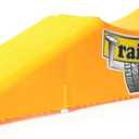 Camco Trailer-Aid - Tandem Trailer Ramp Provides 4 1/2" of Tire Lift  Great for RVs, Campers & More - Must Have Travel Trailer Accessories  Easy to Use, Yellow(21000)